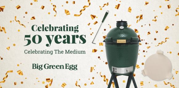 Big Green Egg Medium - 50 Jahre BGE - Jubiläums Angebot ohne Handler
