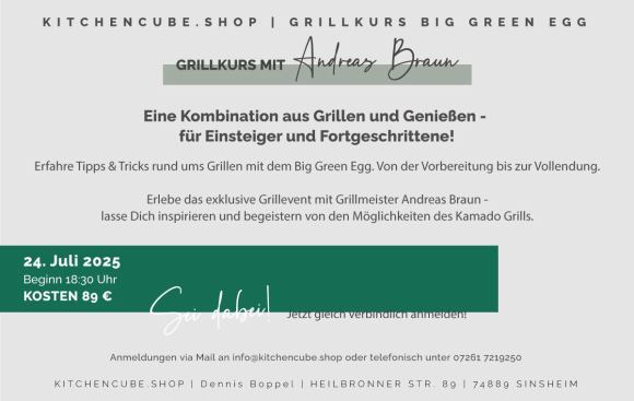 BGE Grillkurs